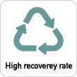 High recovery rate