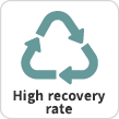 High recovery rate